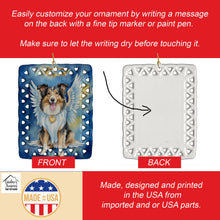 Load image into Gallery viewer, Collie My Angel Porcelain Ornament
