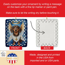 Load image into Gallery viewer, Dachshund My Angel Porcelain Ornament