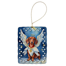Load image into Gallery viewer, Dachshund My Angel Porcelain Ornament
