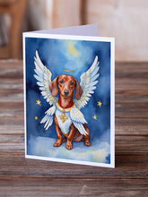 Load image into Gallery viewer, Dachshund My Angel Greeting Cards - Blank Note Cards – 8-Pack of Artist-Designed Cards with Envelopes