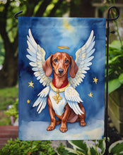 Load image into Gallery viewer, Dachshund My Angel Garden Flag – Memorial or Christmas Dog Angel Decor