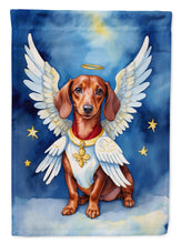 Load image into Gallery viewer, Dachshund My Angel Garden Flag – Memorial or Christmas Dog Angel Decor