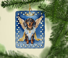 Load image into Gallery viewer, Dachshund My Angel Porcelain Ornament