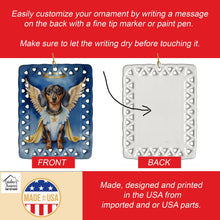 Load image into Gallery viewer, Dachshund My Angel Porcelain Ornament