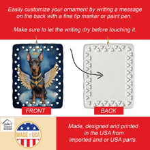 Load image into Gallery viewer, Doberman Pinscher My Angel Porcelain Ornament