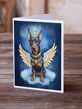 Load image into Gallery viewer, Doberman Pinscher My Angel Greeting Cards - Blank Note Cards – 8-Pack of Artist-Designed Cards with Envelopes