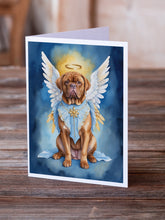 Load image into Gallery viewer, Dogue de Bordeaux My Angel Greeting Cards - Blank Note Cards – 8-Pack of Artist-Designed Cards with Envelopes