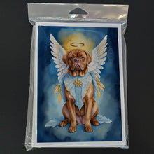 Load image into Gallery viewer, Dogue de Bordeaux My Angel Greeting Cards - Blank Note Cards – 8-Pack of Artist-Designed Cards with Envelopes