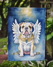 Load image into Gallery viewer, English Bulldog My Angel Garden Flag – Memorial or Christmas Dog Angel Decor