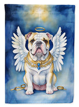 Load image into Gallery viewer, English Bulldog My Angel Garden Flag – Memorial or Christmas Dog Angel Decor