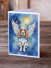 Load image into Gallery viewer, English Cocker Spaniel My Angel Greeting Cards - Blank Note Cards – 8-Pack of Artist-Designed Cards with Envelopes