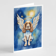 Load image into Gallery viewer, English Cocker Spaniel My Angel Greeting Cards - Blank Note Cards – 8-Pack of Artist-Designed Cards with Envelopes