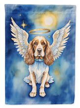 Load image into Gallery viewer, English Cocker Spaniel My Angel Garden Flag – Memorial or Christmas Dog Angel Decor