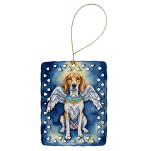 Load image into Gallery viewer, English Foxhound My Angel Porcelain Ornament
