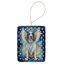 Load image into Gallery viewer, English Setter My Angel Porcelain Ornament