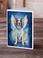 Load image into Gallery viewer, English Setter My Angel Greeting Cards - Blank Note Cards – 8-Pack of Artist-Designed Cards with Envelopes