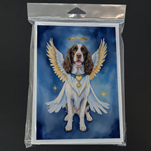 Load image into Gallery viewer, English Springer Spaniel My Angel Greeting Cards - Blank Note Cards – 8-Pack of Artist-Designed Cards with Envelopes