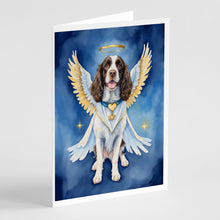 Load image into Gallery viewer, English Springer Spaniel My Angel Greeting Cards - Blank Note Cards – 8-Pack of Artist-Designed Cards with Envelopes
