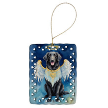 Load image into Gallery viewer, Flat-Coated Retriever My Angel Porcelain Ornament
