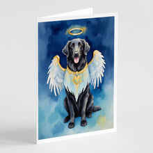 Load image into Gallery viewer, Flat-Coated Retriever My Angel Greeting Cards - Blank Note Cards – 8-Pack of Artist-Designed Cards with Envelopes