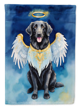 Load image into Gallery viewer, Flat-Coated Retriever My Angel Garden Flag – Memorial or Christmas Dog Angel Decor