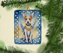 Load image into Gallery viewer, Fox Terrier My Angel Porcelain Ornament