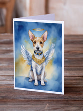 Load image into Gallery viewer, Fox Terrier My Angel Greeting Cards - Blank Note Cards – 8-Pack of Artist-Designed Cards with Envelopes