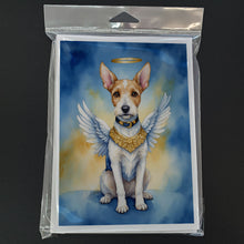 Load image into Gallery viewer, Fox Terrier My Angel Greeting Cards - Blank Note Cards – 8-Pack of Artist-Designed Cards with Envelopes