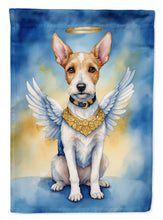 Load image into Gallery viewer, Fox Terrier My Angel Garden Flag – Memorial or Christmas Dog Angel Decor