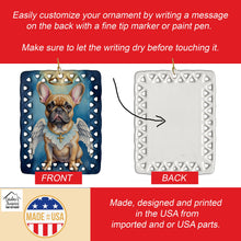 Load image into Gallery viewer, French Bulldog My Angel Porcelain Ornament