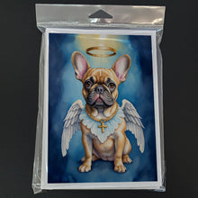 Load image into Gallery viewer, French Bulldog My Angel Greeting Cards - Blank Note Cards – 8-Pack of Artist-Designed Cards with Envelopes