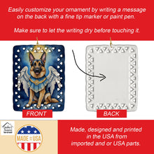 Load image into Gallery viewer, German Shepherd My Angel Porcelain Ornament