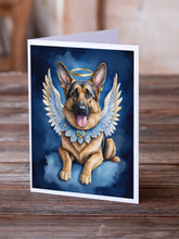 Load image into Gallery viewer, German Shepherd My Angel Greeting Cards - Blank Note Cards – 8-Pack of Artist-Designed Cards with Envelopes