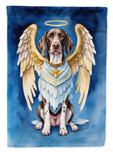Load image into Gallery viewer, German Shorthaired Pointer My Angel Garden Flag – Memorial or Christmas Dog Angel Decor