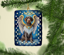 Load image into Gallery viewer, German Wirehaired Pointer My Angel Porcelain Ornament