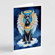 Load image into Gallery viewer, Giant Schnauzer My Angel Greeting Cards - Blank Note Cards – 8-Pack of Artist-Designed Cards with Envelopes