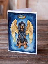 Load image into Gallery viewer, Gordon Setter My Angel Greeting Cards - Blank Note Cards – 8-Pack of Artist-Designed Cards with Envelopes