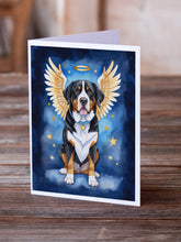 Load image into Gallery viewer, Greater Swiss Mountain Dog My Angel Greeting Cards - Blank Note Cards – 8-Pack of Artist-Designed Cards with Envelopes