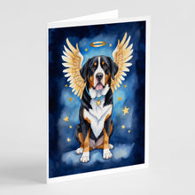 Load image into Gallery viewer, Greater Swiss Mountain Dog My Angel Greeting Cards - Blank Note Cards – 8-Pack of Artist-Designed Cards with Envelopes
