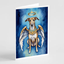 Load image into Gallery viewer, Greyhound My Angel Greeting Cards - Blank Note Cards – 8-Pack of Artist-Designed Cards with Envelopes