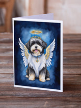 Load image into Gallery viewer, Havanese My Angel Greeting Cards - Blank Note Cards – 8-Pack of Artist-Designed Cards with Envelopes
