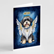 Load image into Gallery viewer, Havanese My Angel Greeting Cards - Blank Note Cards – 8-Pack of Artist-Designed Cards with Envelopes