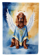 Load image into Gallery viewer, Irish Setter My Angel Garden Flag – Memorial or Christmas Dog Angel Decor