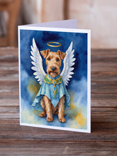 Load image into Gallery viewer, Irish Terrier My Angel Greeting Cards - Blank Note Cards – 8-Pack of Artist-Designed Cards with Envelopes