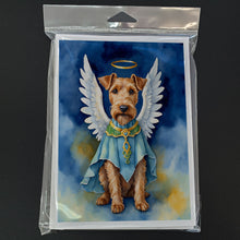Load image into Gallery viewer, Irish Terrier My Angel Greeting Cards - Blank Note Cards – 8-Pack of Artist-Designed Cards with Envelopes