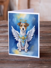 Load image into Gallery viewer, Jack Russell Terrier My Angel Greeting Cards - Blank Note Cards – 8-Pack of Artist-Designed Cards with Envelopes