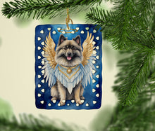 Load image into Gallery viewer, Keeshond My Angel Porcelain Ornament