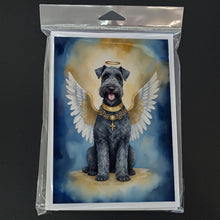 Load image into Gallery viewer, Kerry Blue Terrier My Angel Greeting Cards - Blank Note Cards – 8-Pack of Artist-Designed Cards with Envelopes