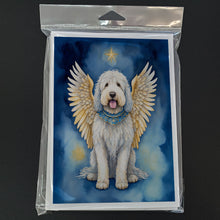 Load image into Gallery viewer, Komondor My Angel Greeting Cards - Blank Note Cards – 8-Pack of Artist-Designed Cards with Envelopes