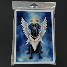 Load image into Gallery viewer, Black Labrador Retriever My Angel Greeting Cards - Blank Note Cards – 8-Pack of Artist-Designed Cards with Envelopes